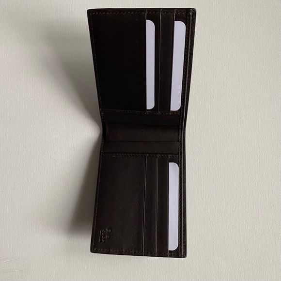 GUCCI Microguccissima Bi-Fold Wallet Dark Brown - Picture 3 of 16